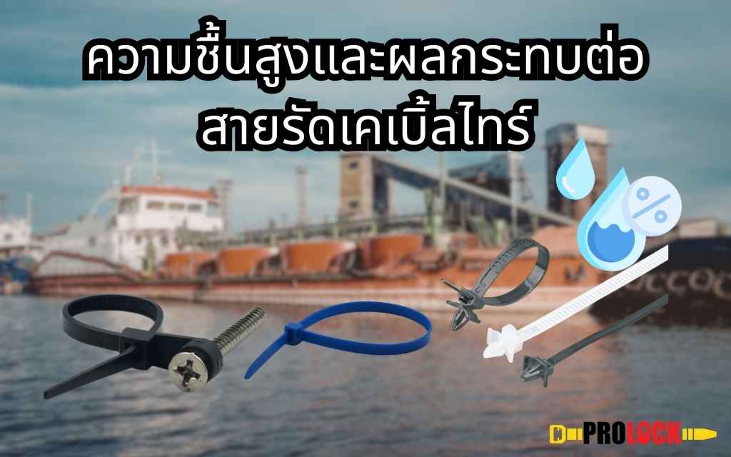 ProLock ความชื้นสูงและผลกระทบต่อสายรัดเคเบิ้ลไทร์